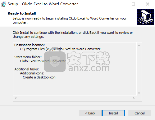 Okdo Excel to Word Converter(Excel转Word转换器)