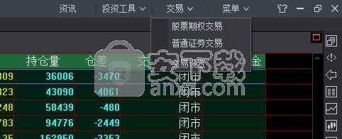 安信证券汇点股票期权投资交易系统