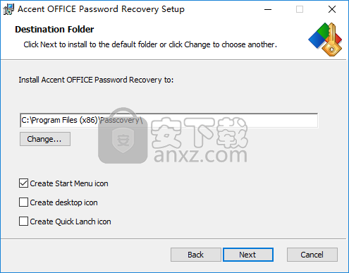 Accent OFFICE Password Recovery(office密码恢复软件)