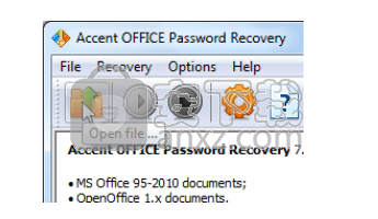 Accent OFFICE Password Recovery(office密码恢复软件)