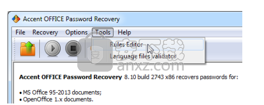 Accent OFFICE Password Recovery(office密码恢复软件)