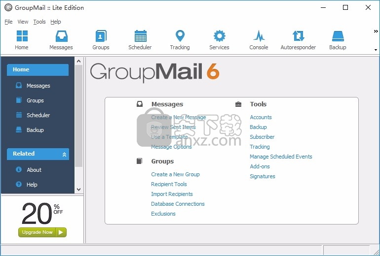 GroupMail Lite Edition(电子邮件营销管理与通讯工具)