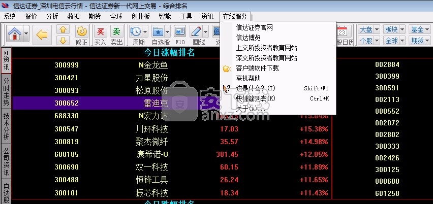 信达证券同花顺网上交易