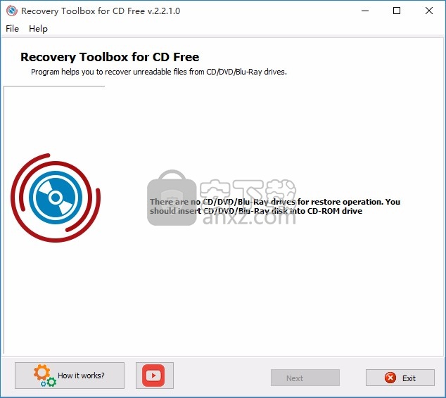 Recovery Toolbox for CD Free