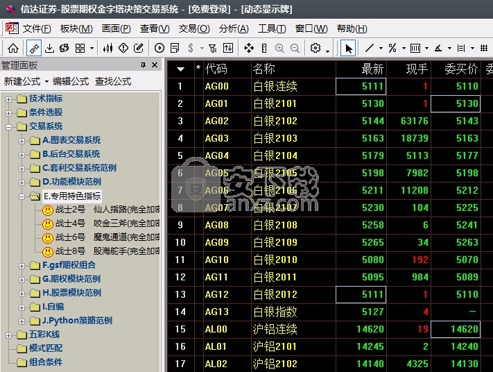 信达证券股票期权金字塔决策交易系统