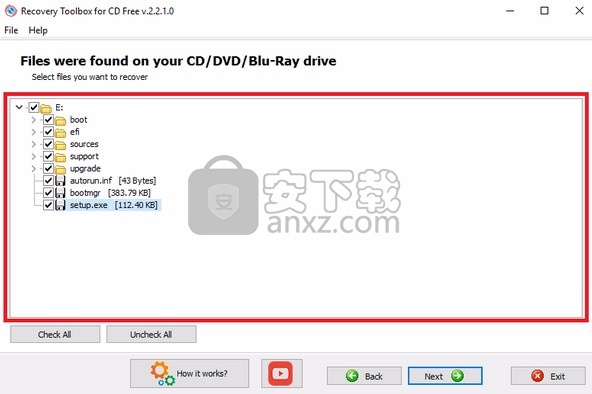 Recovery Toolbox for CD Free
