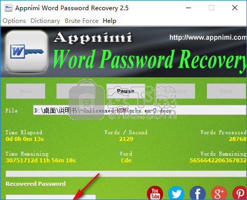 Appnimi Word Password Recovery(Word密码工具)