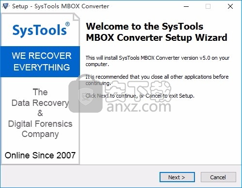 SysTools MBOX Converter(多功能邮件格式转换器)