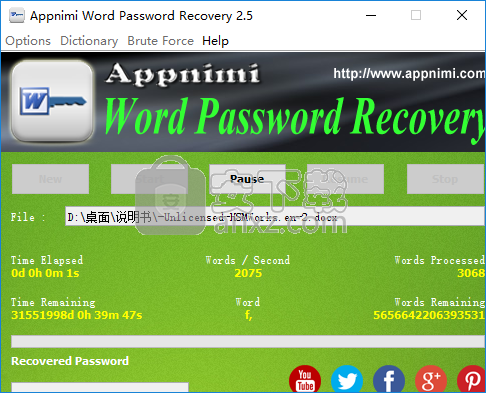 Appnimi Word Password Recovery(Word密码工具)