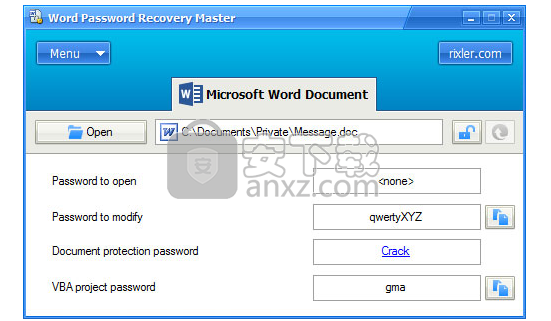 Word Password Recovery Master(Word密码恢复软件)