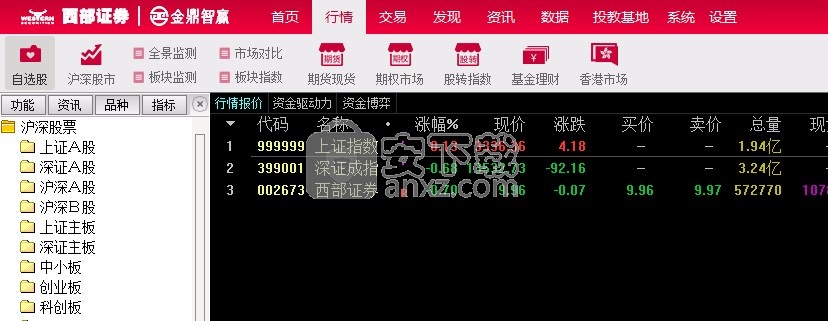 西部证券金鼎智赢理财终端
