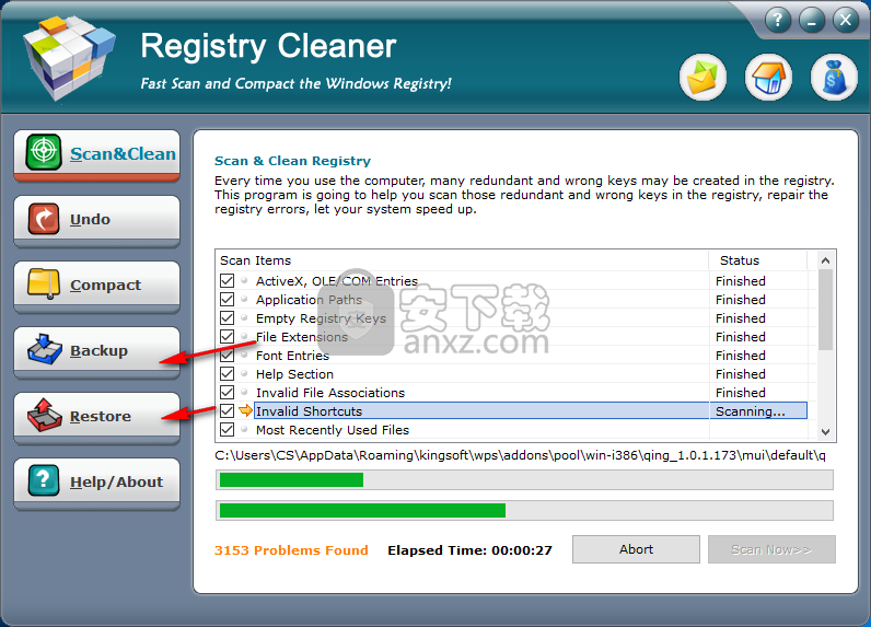 AthTek RegistryCleaner(注册表清理软件)