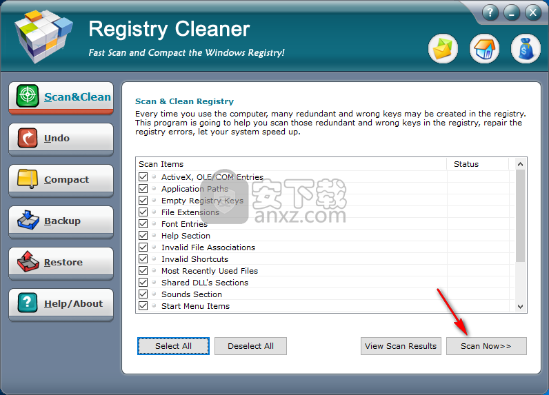 AthTek RegistryCleaner(注册表清理软件)
