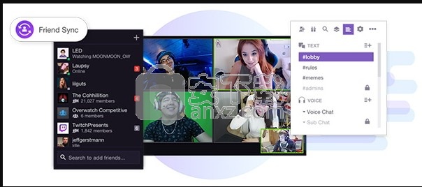 Twitch Desktop(多功社交视频与语音聊天软件)