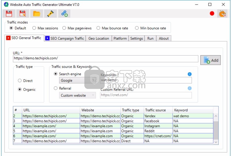 Website Auto Traffic Generator Ultimate(SEO优化软件)