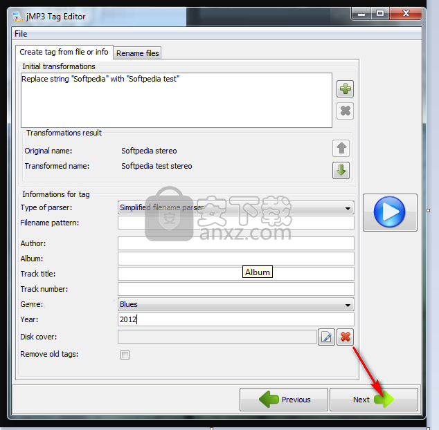 jMP3 Tag Editor(MP3标签编辑器)