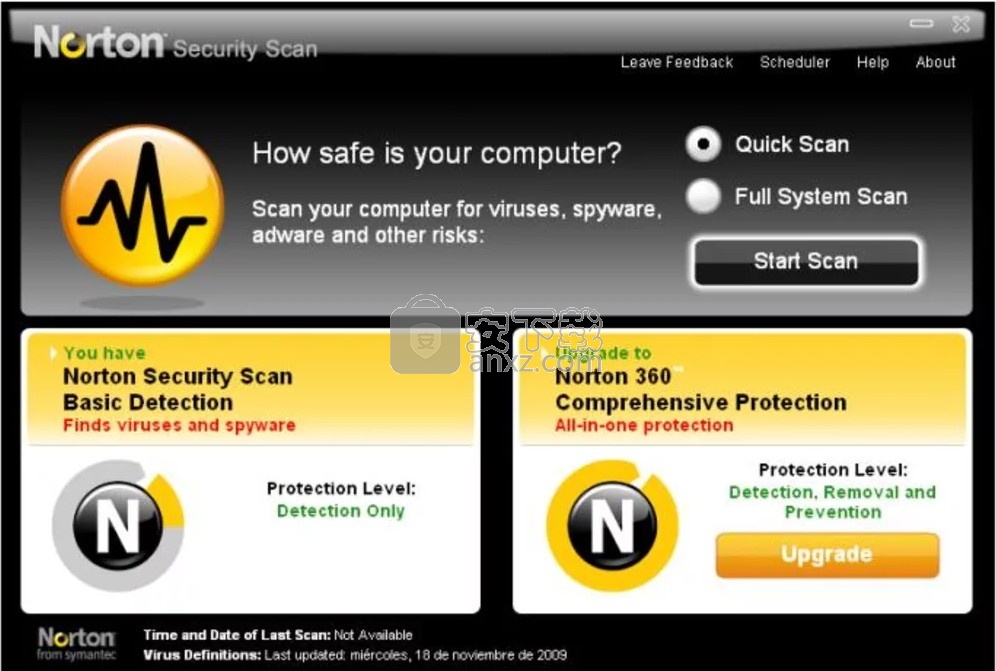 Norton Security Scan(诺顿系统病毒安全扫描工具)