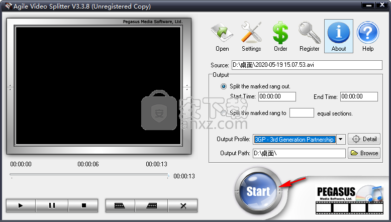 Agile Video Splitter(视频分割软件)
