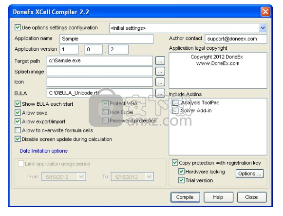 DoneEx XCell Compiler(Excel编译器)