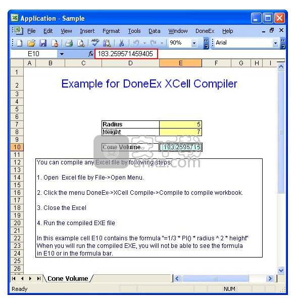 DoneEx XCell Compiler(Excel编译器)