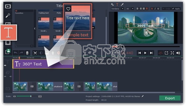 Movavi 360 Video Editor(多功能视频编辑器)