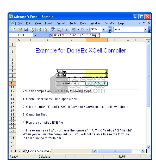 DoneEx XCell Compiler(Excel编译器)
