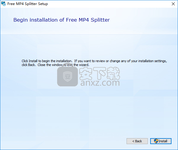 Free Mp4 Splitter(mp4视频分割软件)