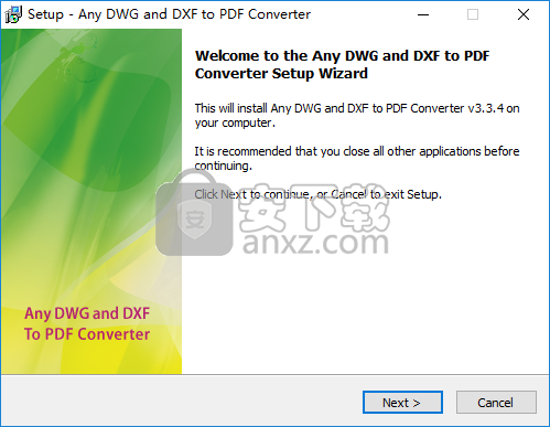 Any DWG and DXF to PDF Converter(CAD转PDF转换器)
