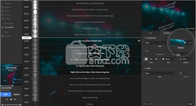 Superstring(多功能歌词制作与视频制作工具)