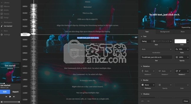 Superstring(多功能歌词制作与视频制作工具)