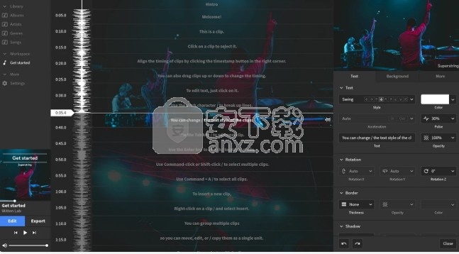 Superstring(多功能歌词制作与视频制作工具)