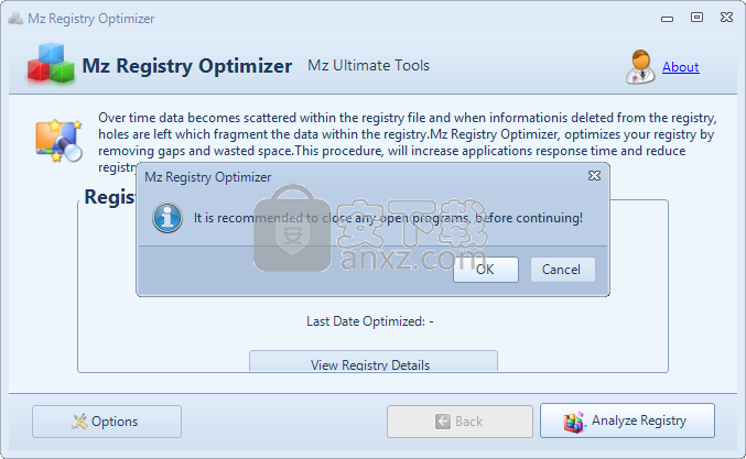 Mz Registry Optimizer(注册表优化软件)