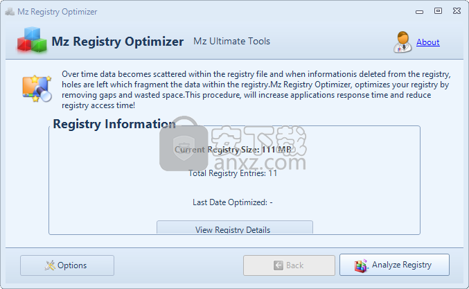 Mz Registry Optimizer(注册表优化软件)