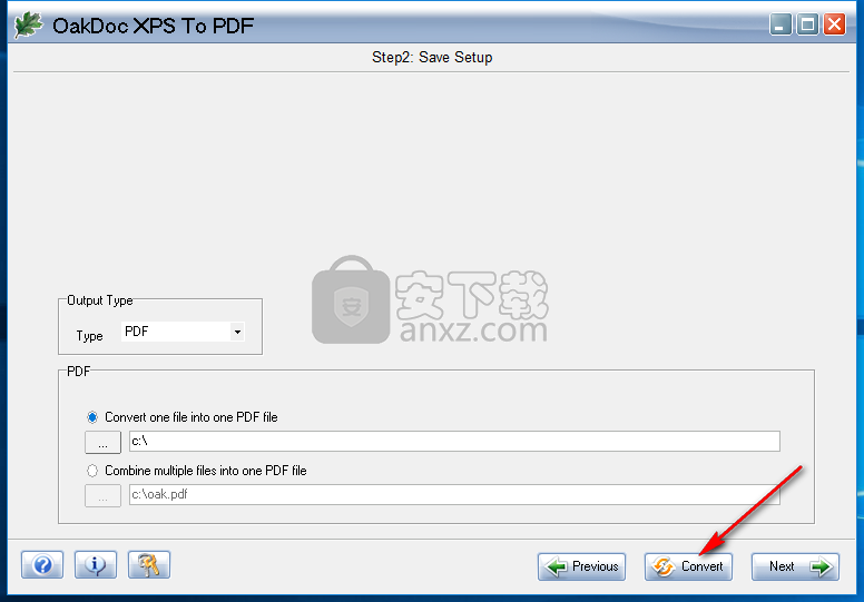 OakDoc XPS to PDF Converter(XPS转PDF转换器)