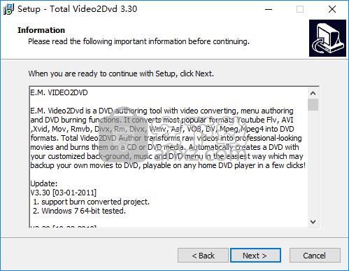 Total Video2Dvd Author(DVD刻录工具)