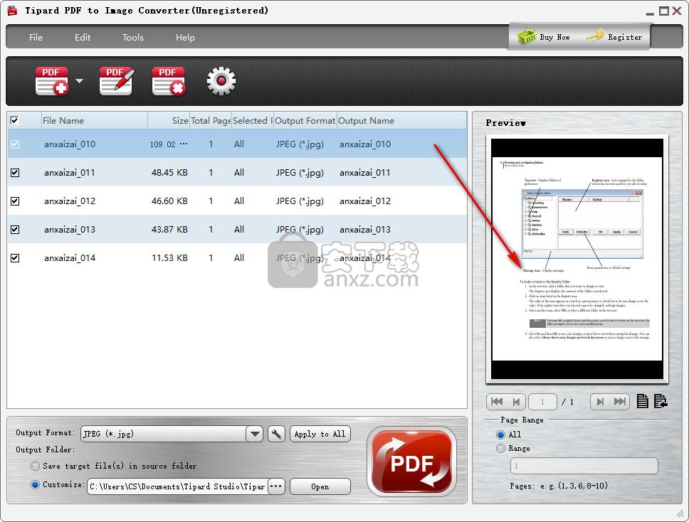 Tipard PDF to Image Converter(PDF转图片转换器)