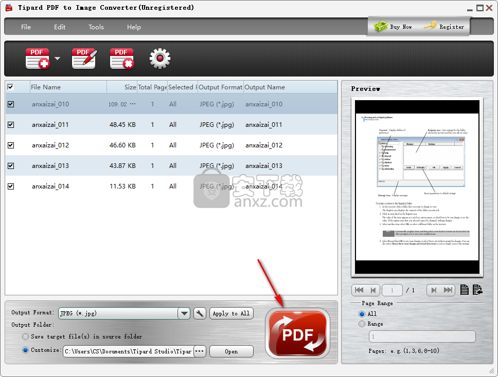 Tipard PDF to Image Converter(PDF转图片转换器)