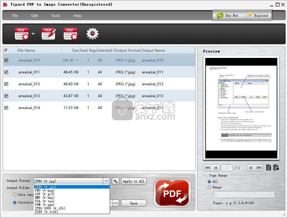 Tipard PDF to Image Converter(PDF转图片转换器)