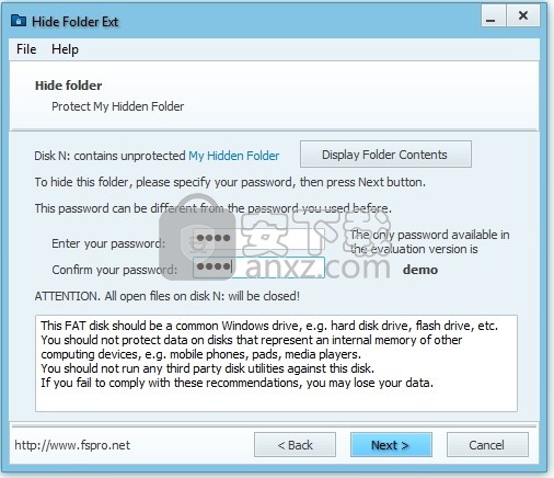 Hide Folder Ext(驱动密码文件夹隐藏与锁定/保护工具)