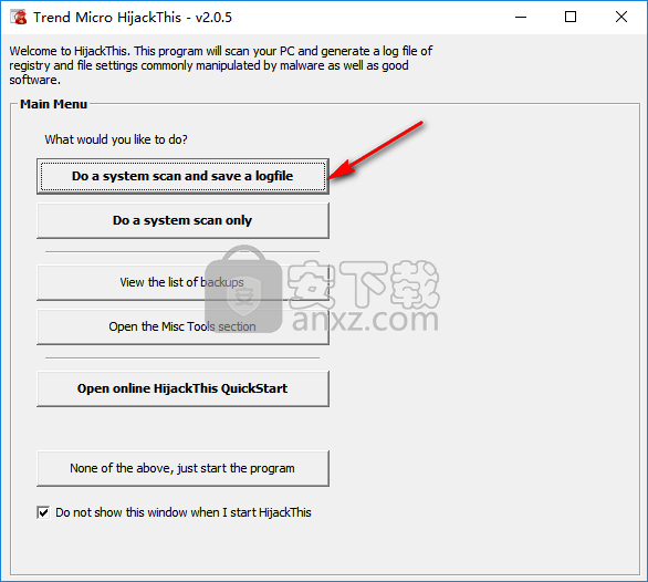 Trend Micro HijackThis(浏览器劫持修复工具)