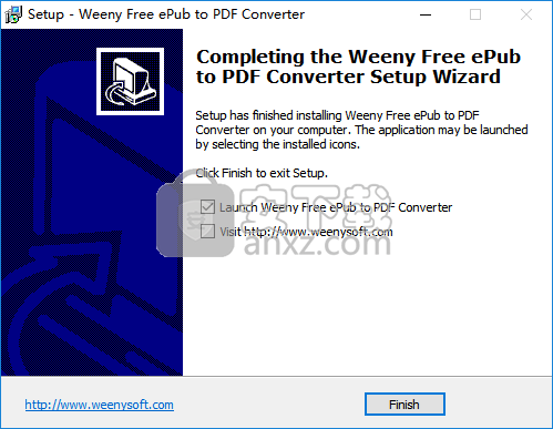 Weeny Free ePub to PDF Converter(ePub转PDF转换器)