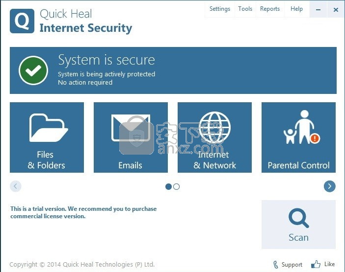 Quick Heal Internet Security(Internet安全性隐患快速修复工具)