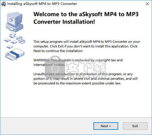 aSkysoft MP4 to MP3 Converter(mp4转mp3转换器)