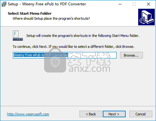 Weeny Free ePub to PDF Converter(ePub转PDF转换器)