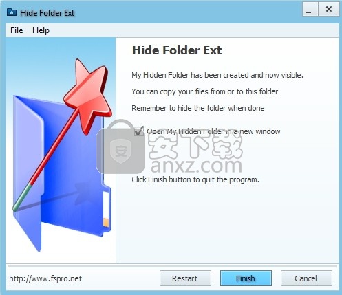 Hide Folder Ext(驱动密码文件夹隐藏与锁定/保护工具)