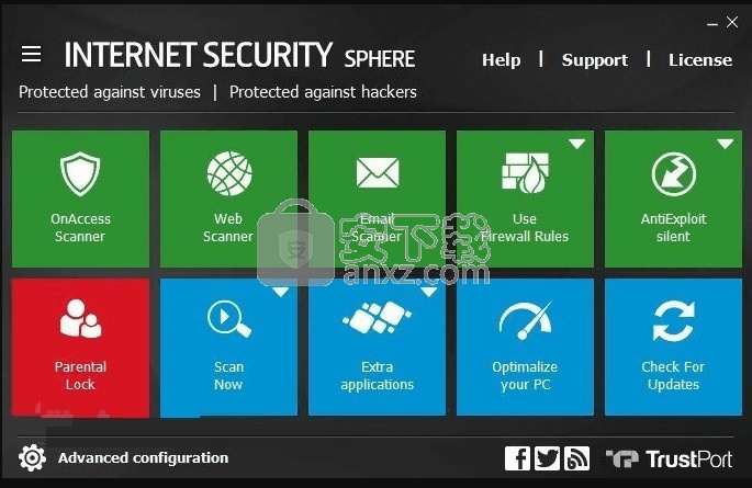 TrustPort Internet Security(互联网安全保护与病毒拦截工具)