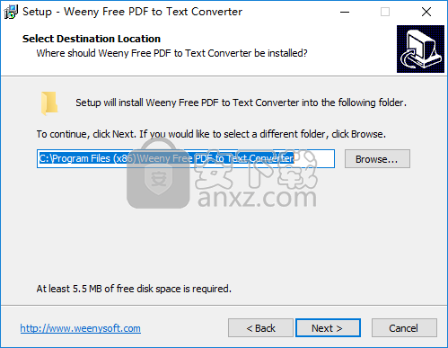 Weeny Free PDF to Text Converter(PDF转TXT转换器)