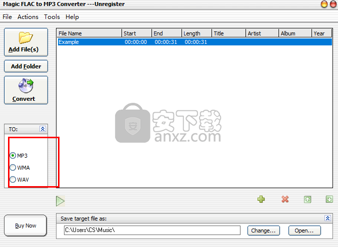 Magic FLAC to MP3 Converter(flac转mp3转换器)