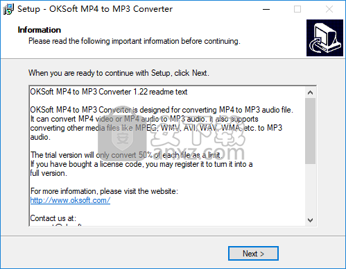 OKSoft MP4 to MP3 Converter(mp4转mp3转换器)