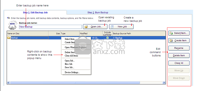 LargeBackup to DVD(DVD光盘刻录工具)